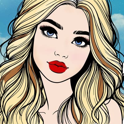 beautiful realistic girl