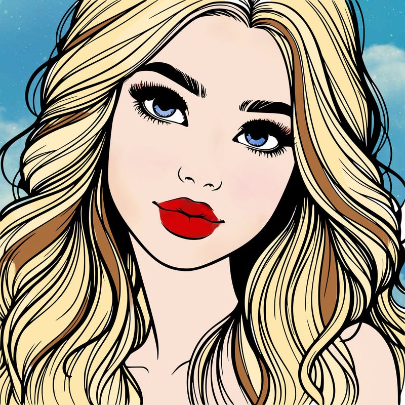 beautiful realistic girl