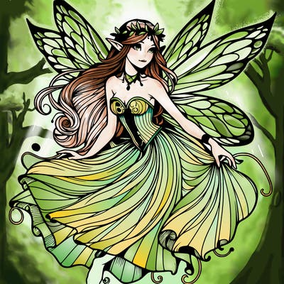 realistic mythical fairy
