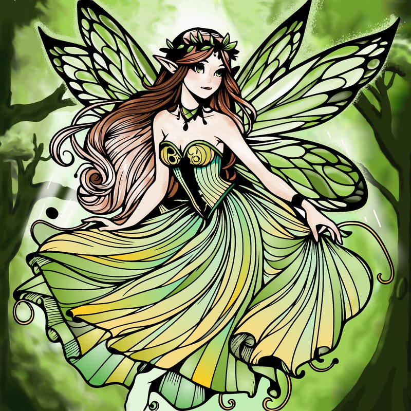 realistic mythical fairy