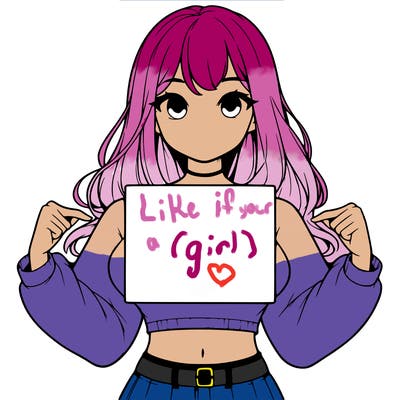girl holding a blank sign in a long sleeve crop top