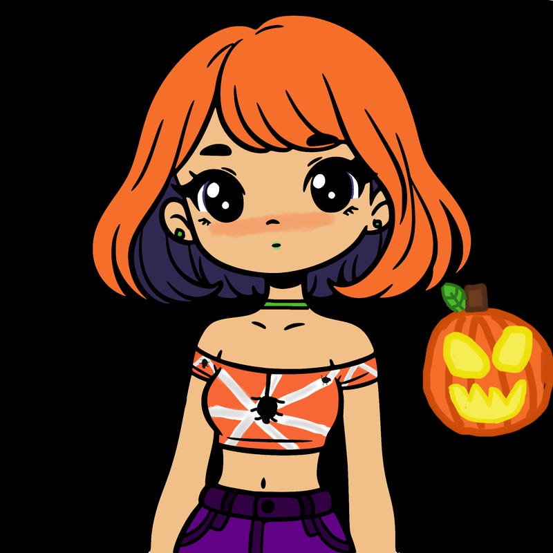 girl in a cute crop top