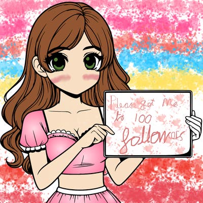 realistic pretty girl holding blank sign