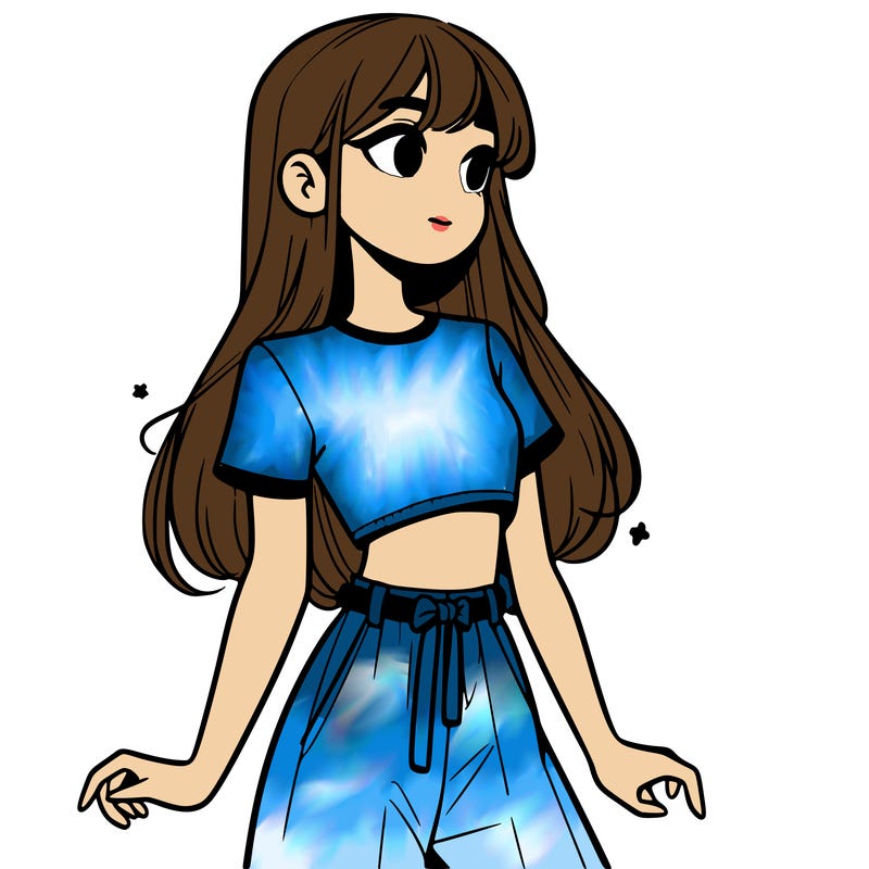 girl in a cute crop top