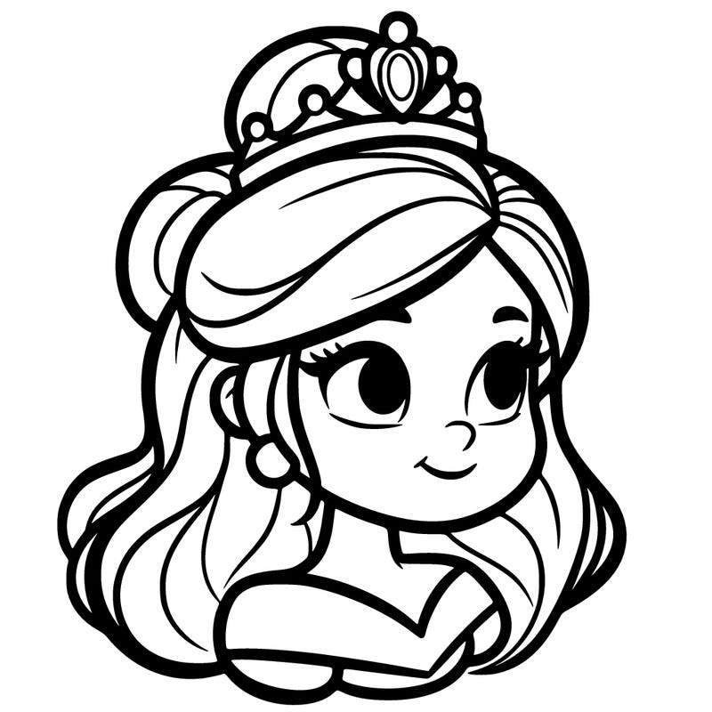 princess realistic with nose