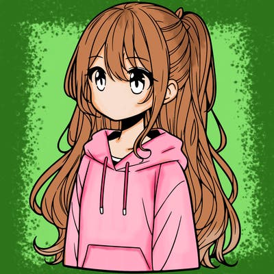 girl manga long hair