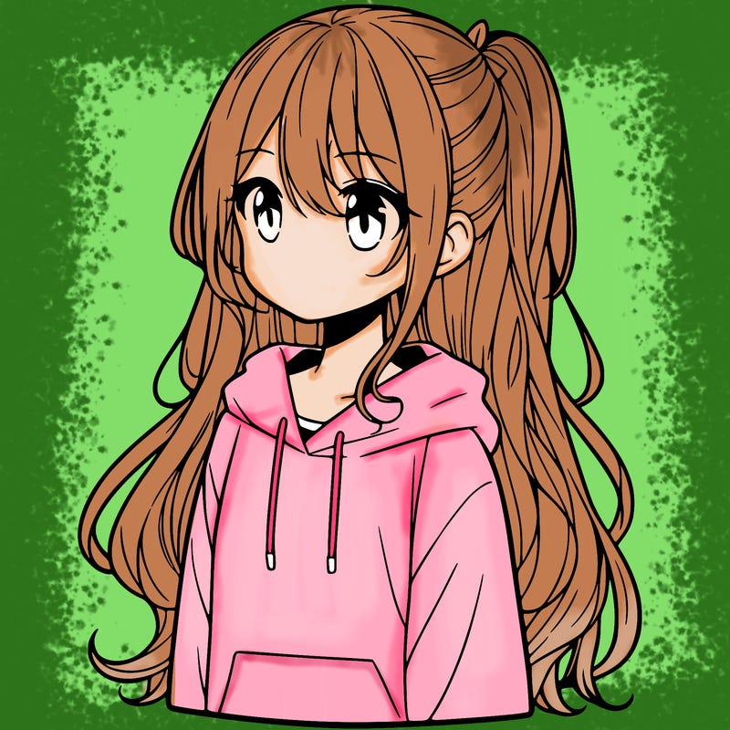 girl manga long hair