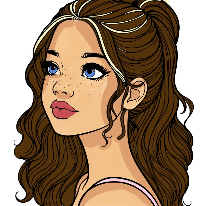 beautiful realistic girl