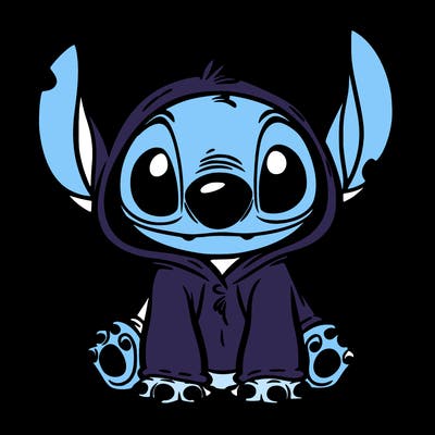 stitch in a dog costume