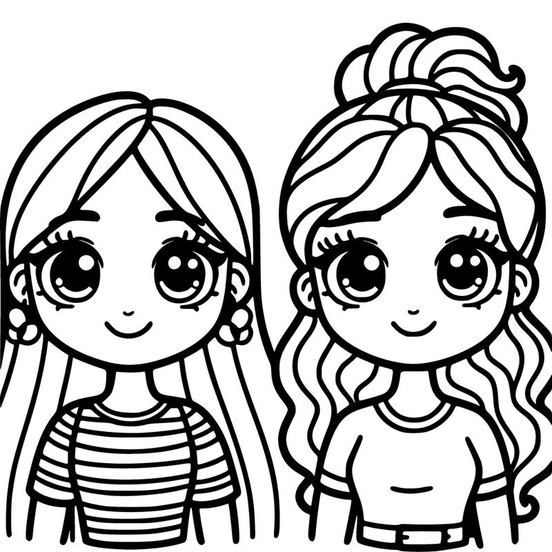 two friends both girls