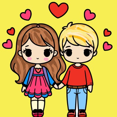girl and boy love