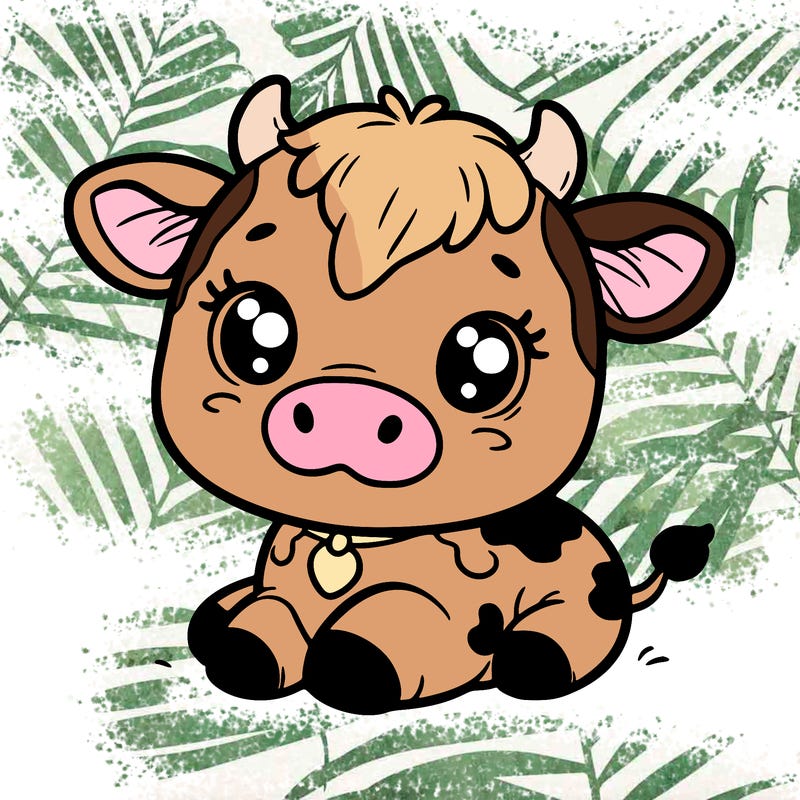 a cute cow