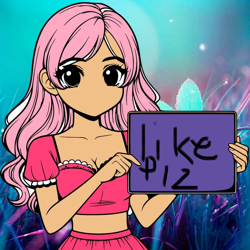 realistic pretty girl holding blank sign