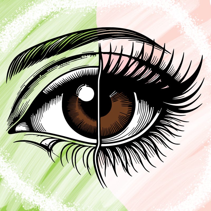 realistic eye split