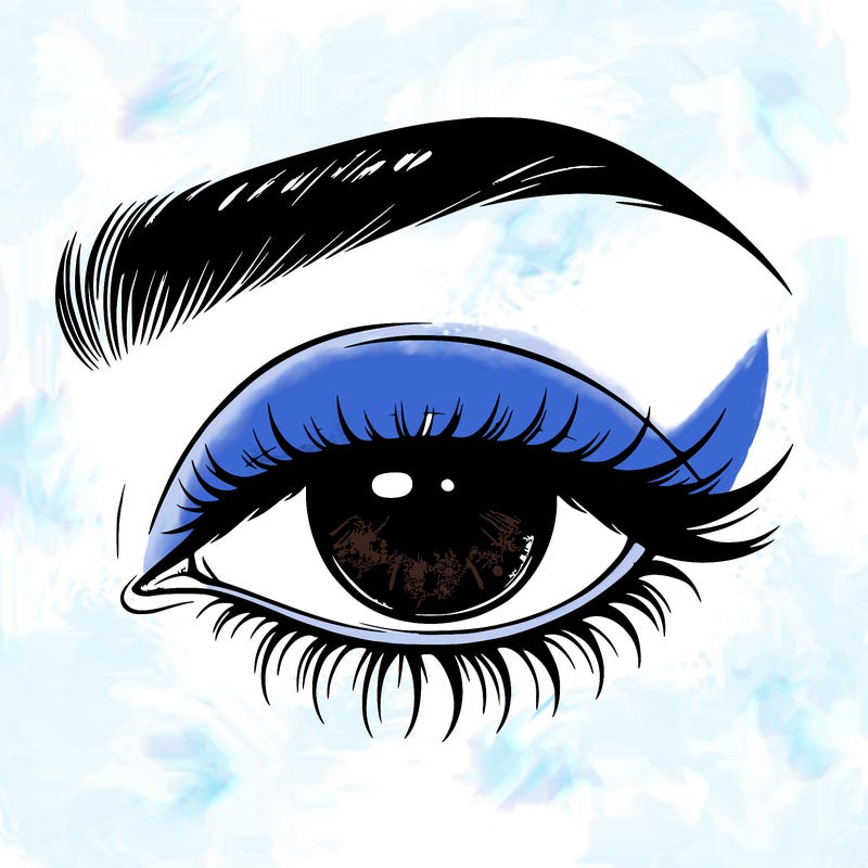 eye closed realistic