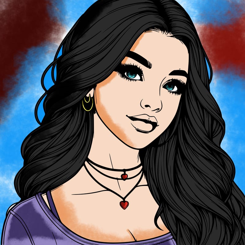 detailed realistic girl