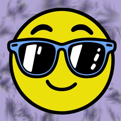 emoji with sunglasses