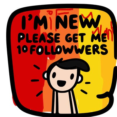 i’m new pls get me to 10 followers