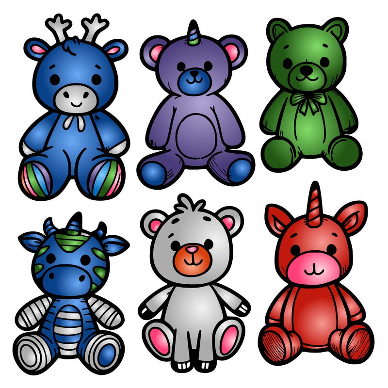 stuffed animals