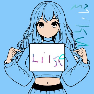 girl holding a blank sign in a long sleeve crop top