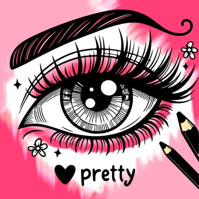 pretty eye
