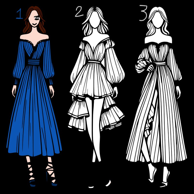 fashion models dresses