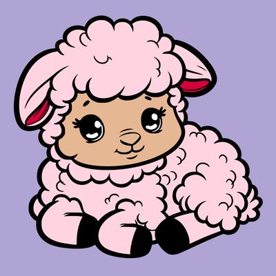 a baby sheep