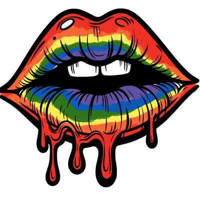 lips that look realistic and drip