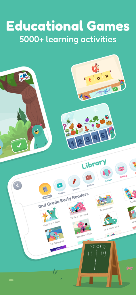 Khan Academy Kids - Educational games and learning library in the Khan Academy Kids app.