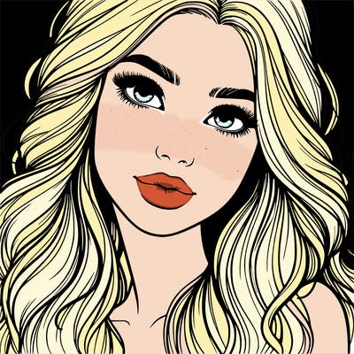 beautiful realistic girl