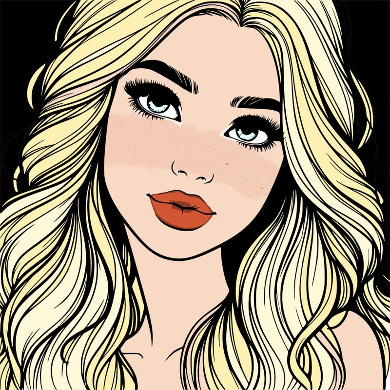 beautiful realistic girl