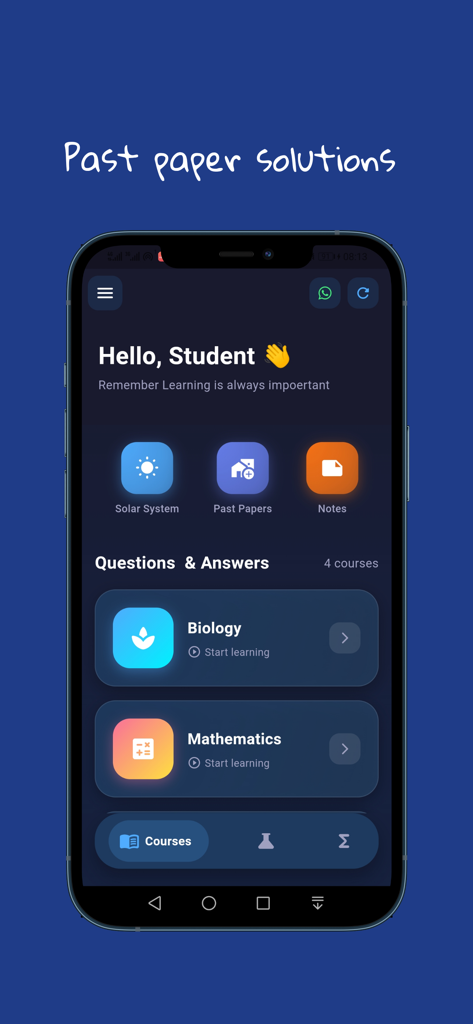 Past Paper Solutions - Education App | MWM