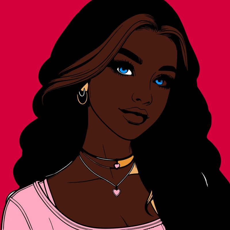 detailed realistic girl