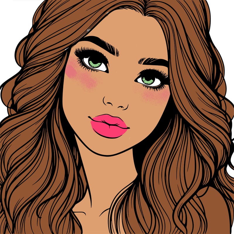 beautiful realistic girl