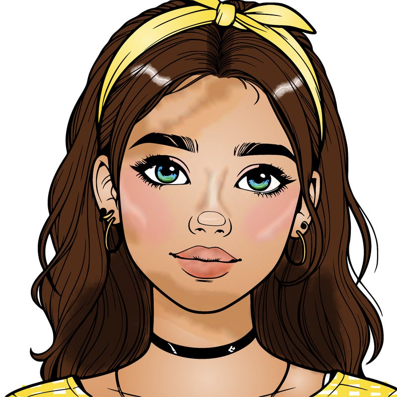 realistic teenage girl