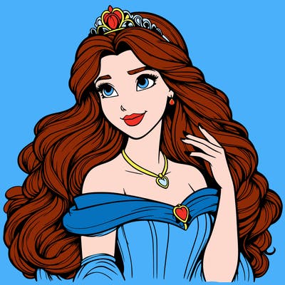 realistic disney princess