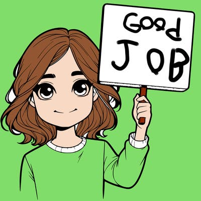 realistic girl holding up a sign