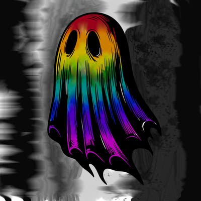 realistic creepy ghost