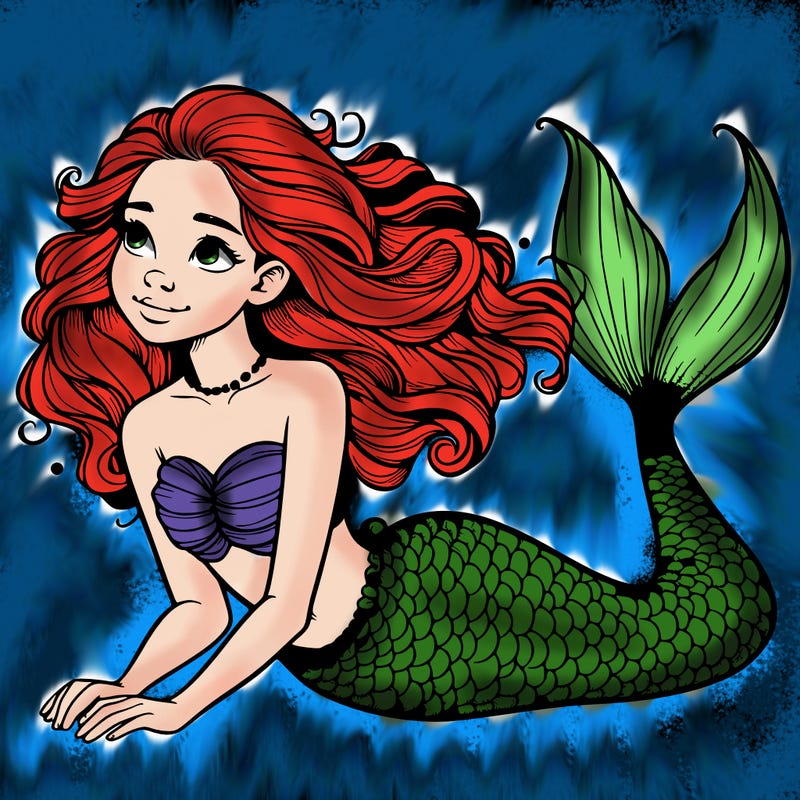 a realistic mermaid