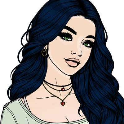 detailed realistic girl