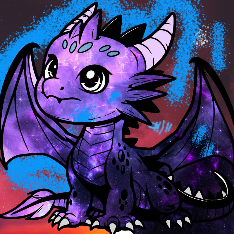 fierce baby night dragon