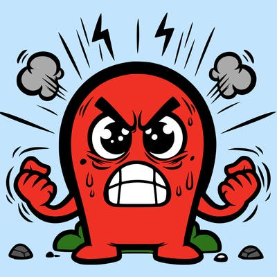 cartoon anger
