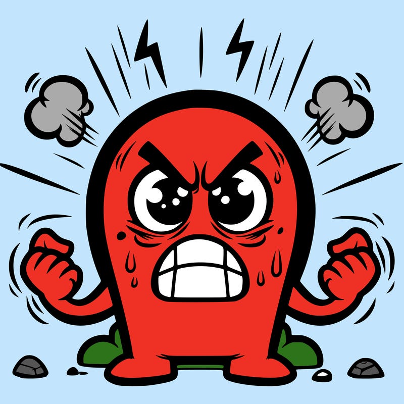 cartoon anger