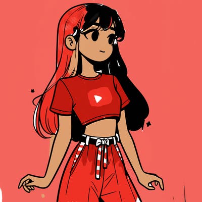 girl in a cute crop top