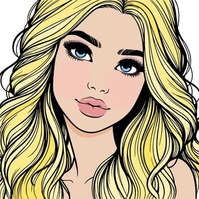 beautiful realistic girl