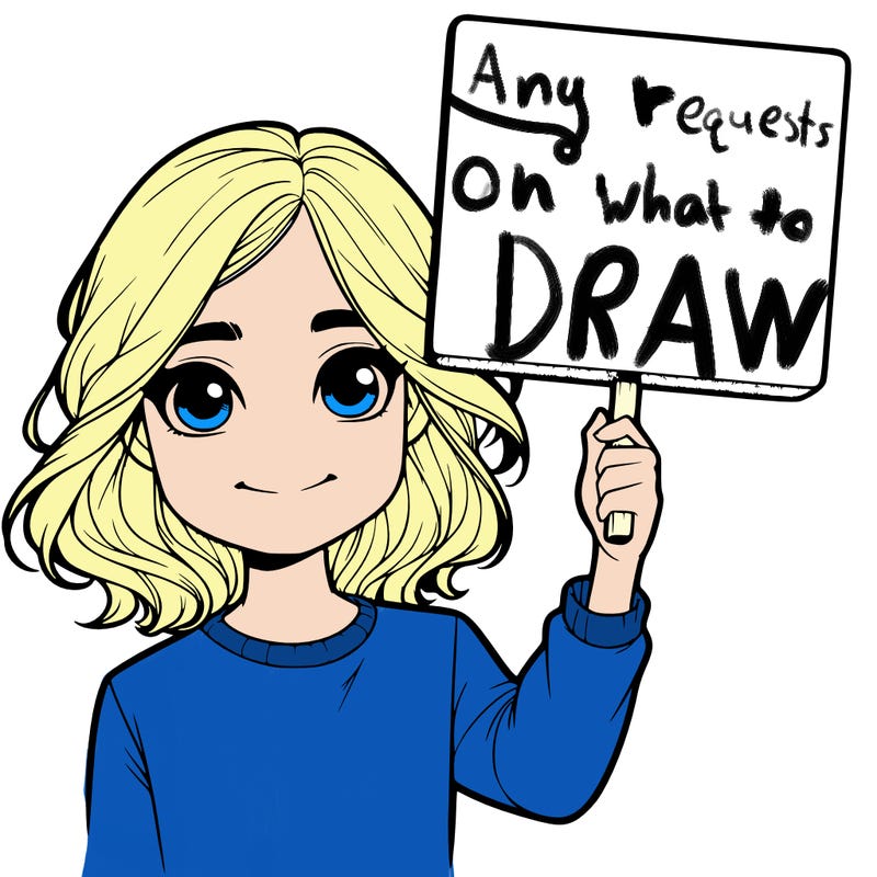 realistic girl holding up a sign