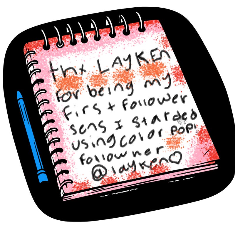 a blank sketch pad