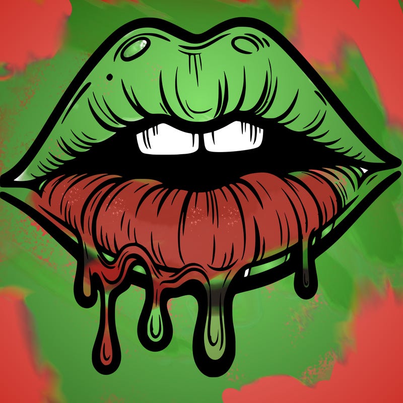 lips that look realistic and drip