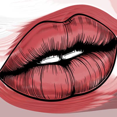 realistic lips