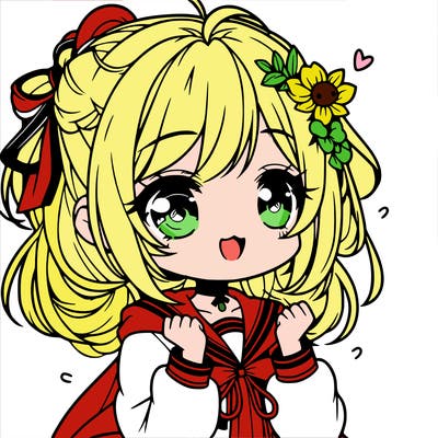 cute anime character